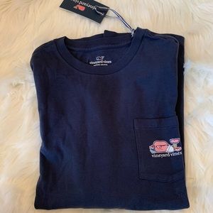 Boys long sleeve vineyards vines shirt